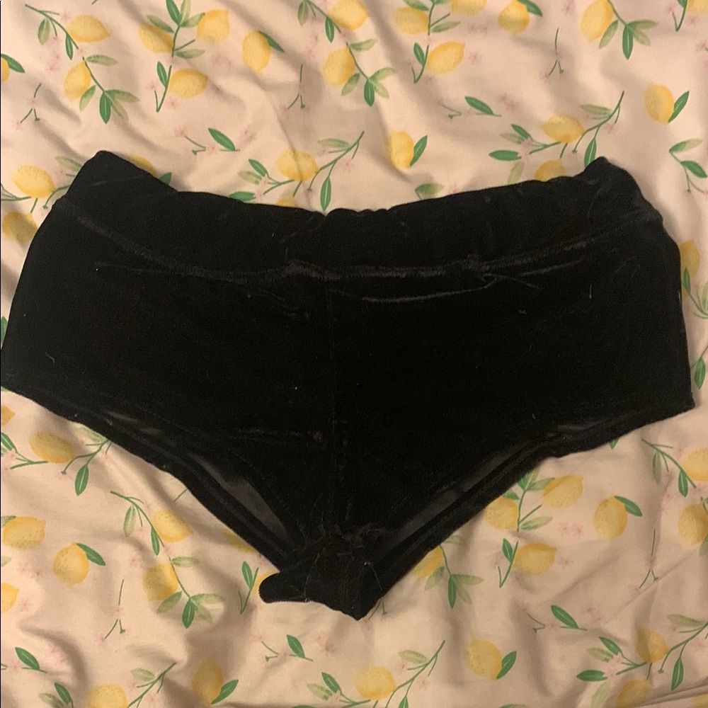 Velour shorts